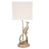Murano Glass Exotic Bird Lamp