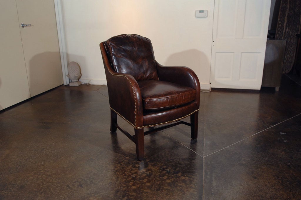 Leather Club Chair