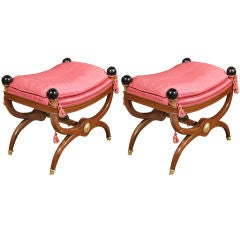 Pair of Regency Style Benches