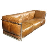 Le Corbusier Modern Leather Sofa