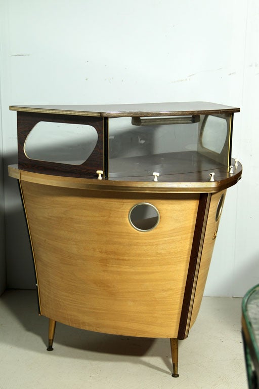 vintage boat bar