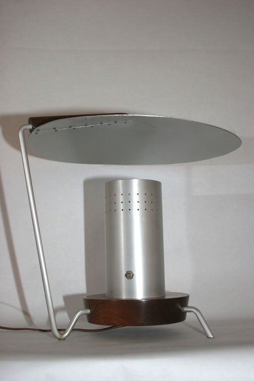  Table Lamp Mid Century Modern Futurist attributed to Heifetz 1950's In Good Condition For Sale In New York, NY