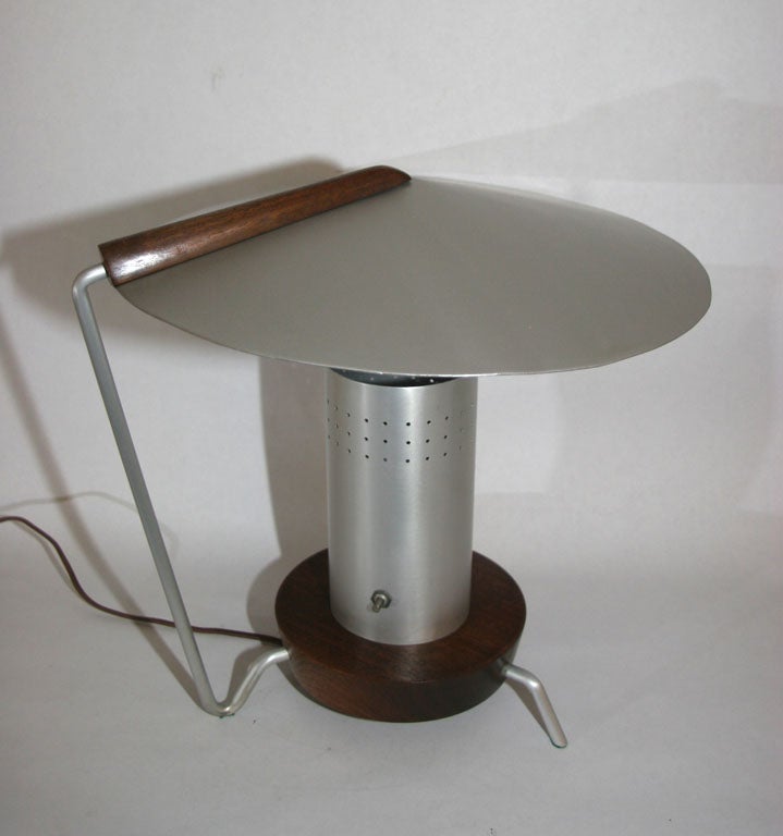  Table Lamp Mid Century Modern Futurist attributed to Heifetz 1950's For Sale 1