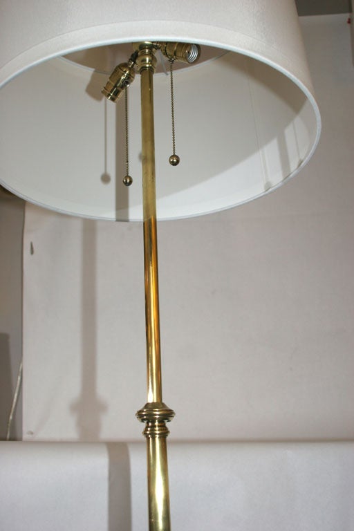 A German classical modern brass adjustable floor lamp.
New sockets and rewired
Shade not included