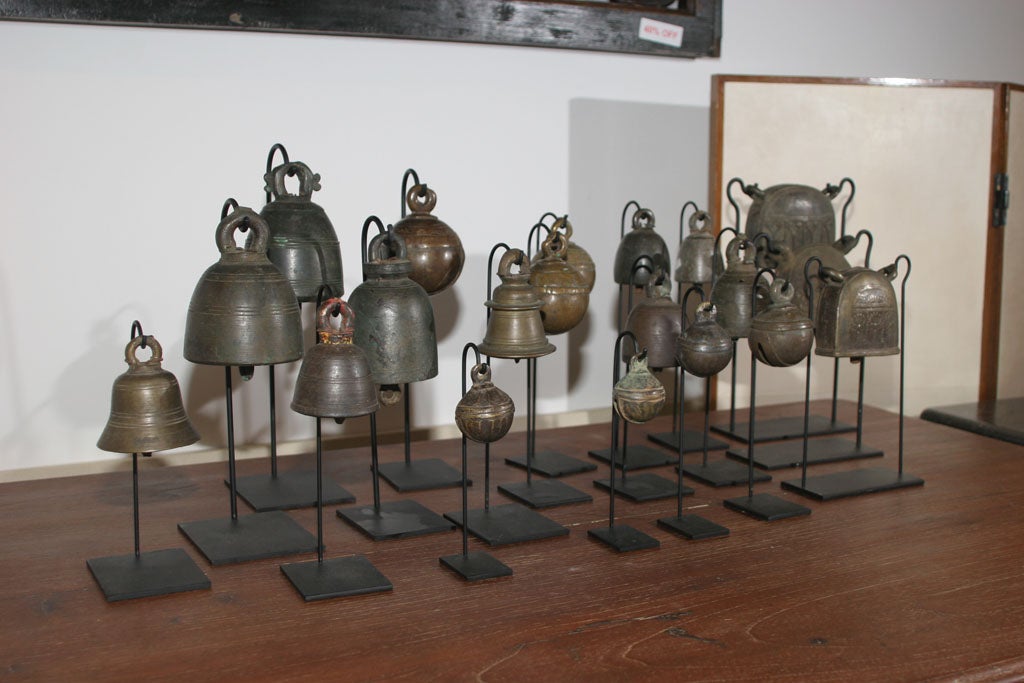 20th Century Bronze Bells from Thailand