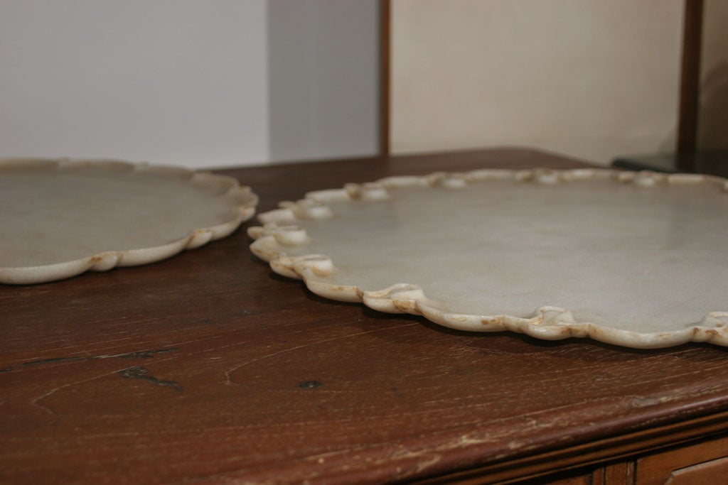 White Marble Serving Platter 1