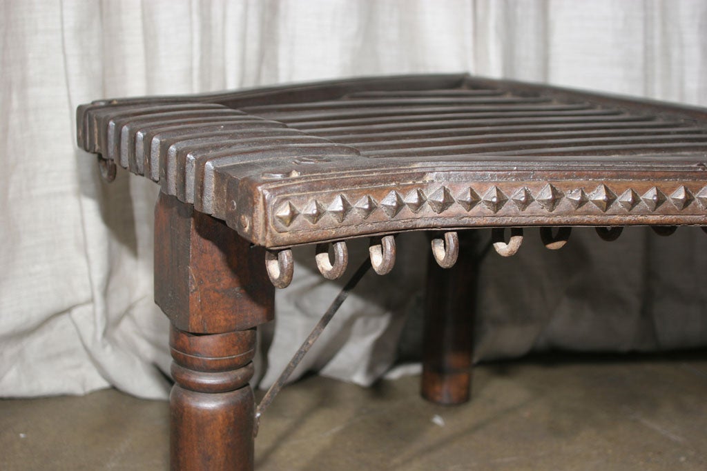 20th Century Mandolin Ox Cart Table