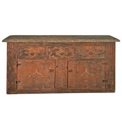Italian Buffet with Stone Top