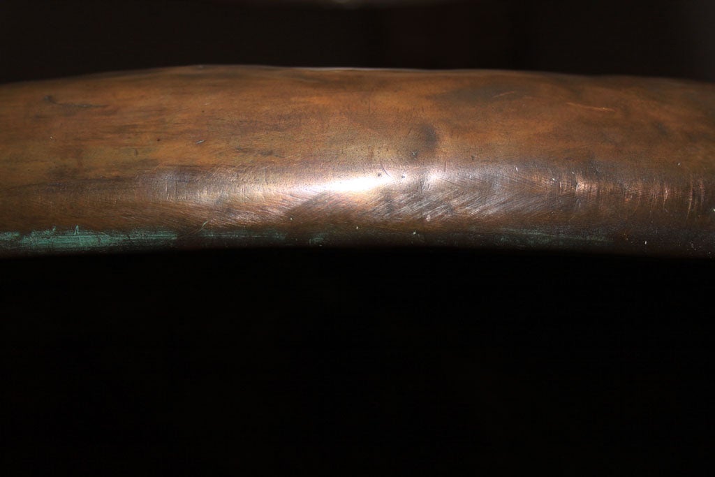 Vintage Rolled-Edge Copper Bathtub 4