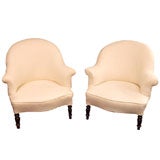 Pair of French Napoleon III Period Armchairs