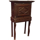 17th Century Franco-Catalan Cabinet on Stand