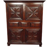 French Walnut Armoire Quatre Portes
