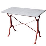 French Belle Epoque Bistro/Garden Table