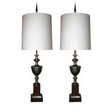 Neoclassical Urn & Pedestal Table Lamps