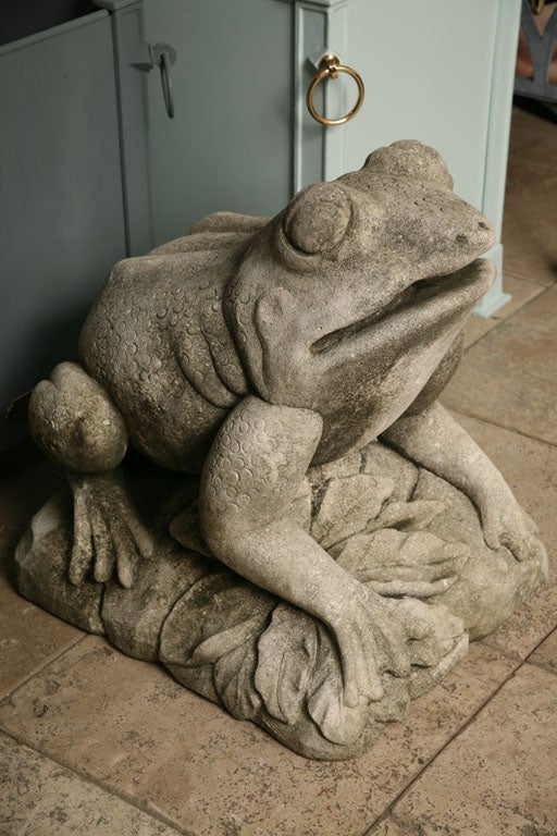 19th Century Large Garden Frog For Sale