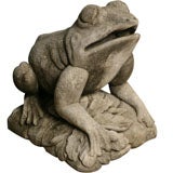 Antique Large Garden Frog