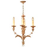 Antique French Giltwood Chandelier