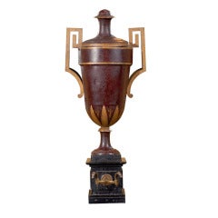 18th Century Painted Directoire Tole Fountain, Circa 1795 12