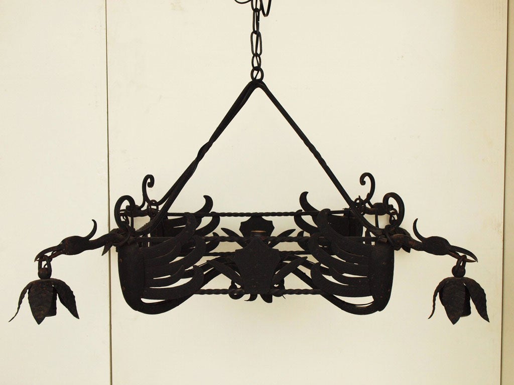 Wrought Iron Chandelier