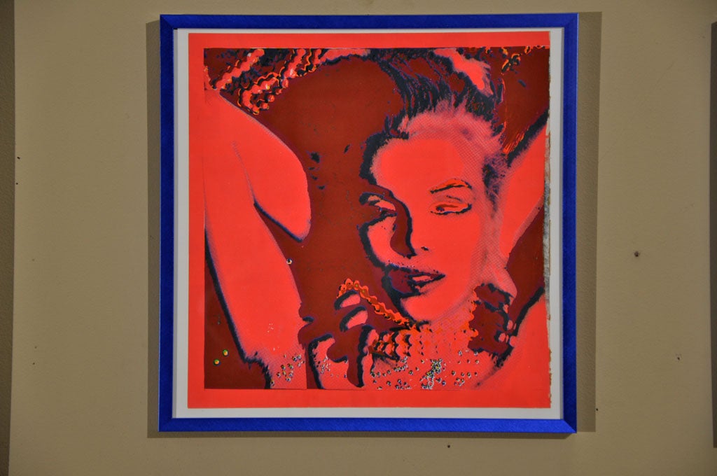 American Six 1962 Bert Stern Silkscreens of Marilyn Monroe/Cobalt Frames For Sale