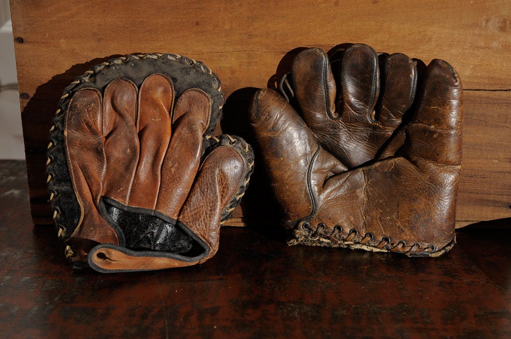 first baseball gloves