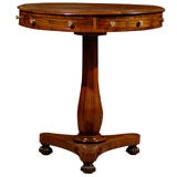 Regency Mahogany Drum Table Regency Mahogany Drum Table