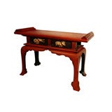 Red Japanese Altar Table