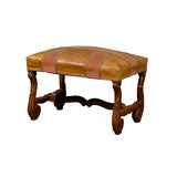 Leather Topped Stool