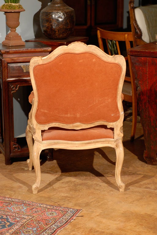 Suede Covered French Chair 3