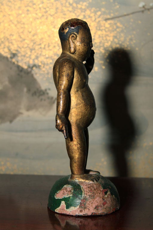 Vietnamese Cast Bronze Figure of the Buddha as an Infant 1