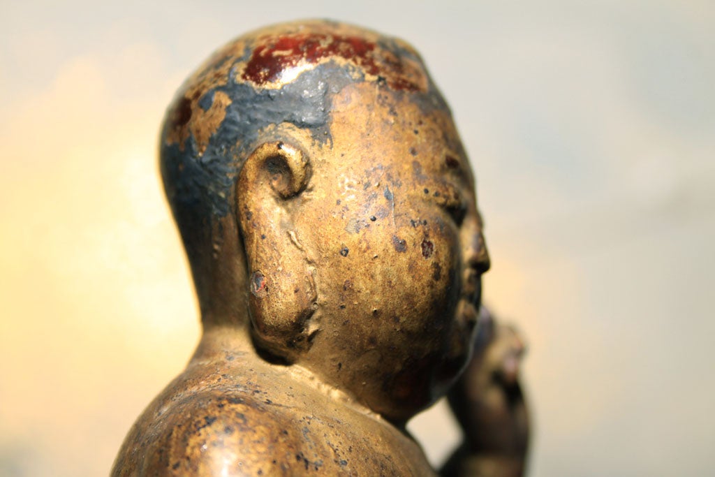 Vietnamese Cast Bronze Figure of the Buddha as an Infant 4