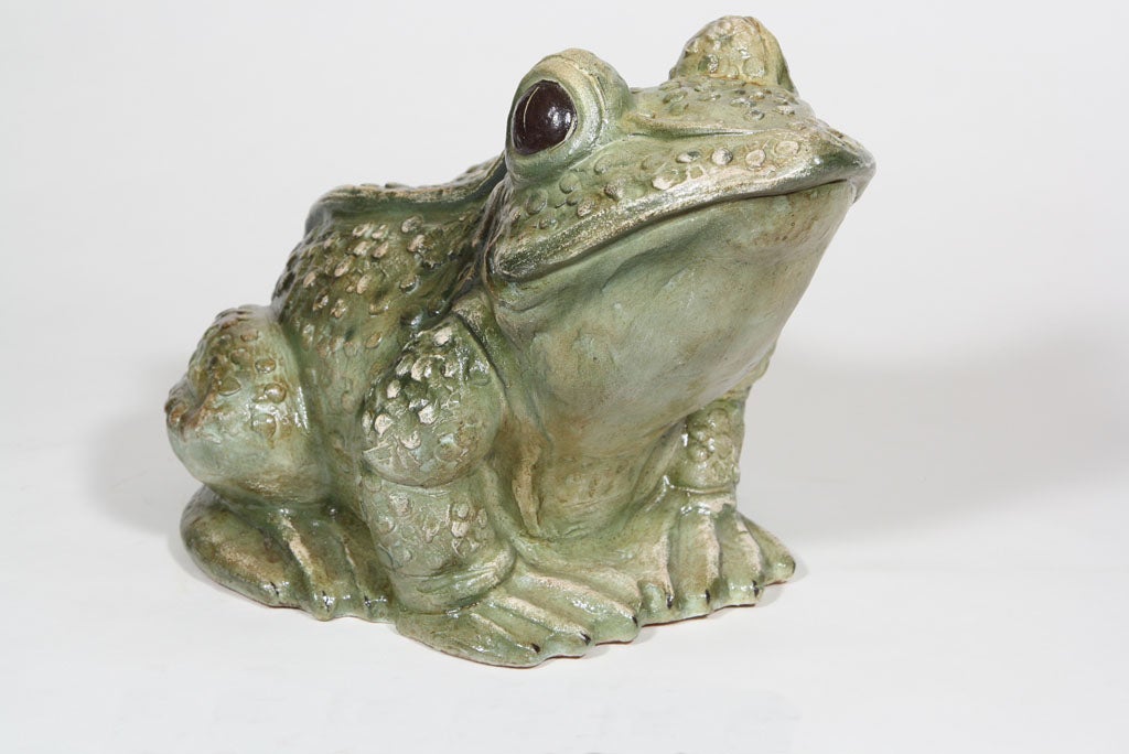 wonderful large frog sure to bring amusement and good fortune