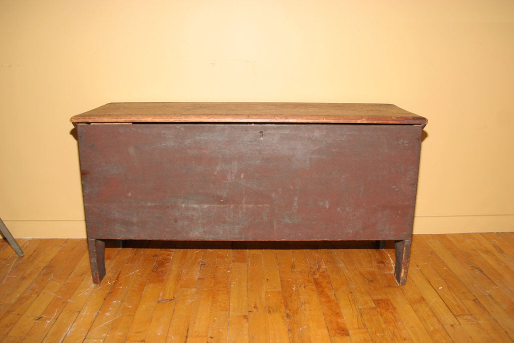 American Painted Blanket Chest For Sale