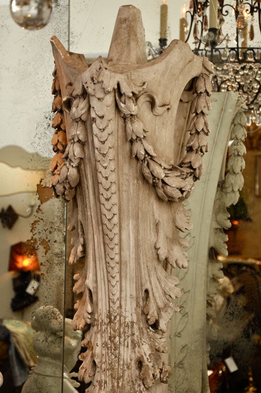 Early 20th Century French Plaster Architectural Column For Sale 1