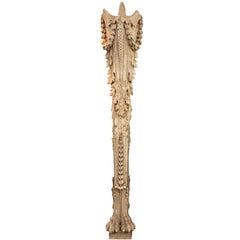 Early 20th Century French Plaster Architectural Column
