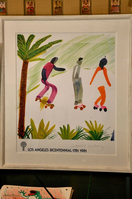 david hockney signed poster