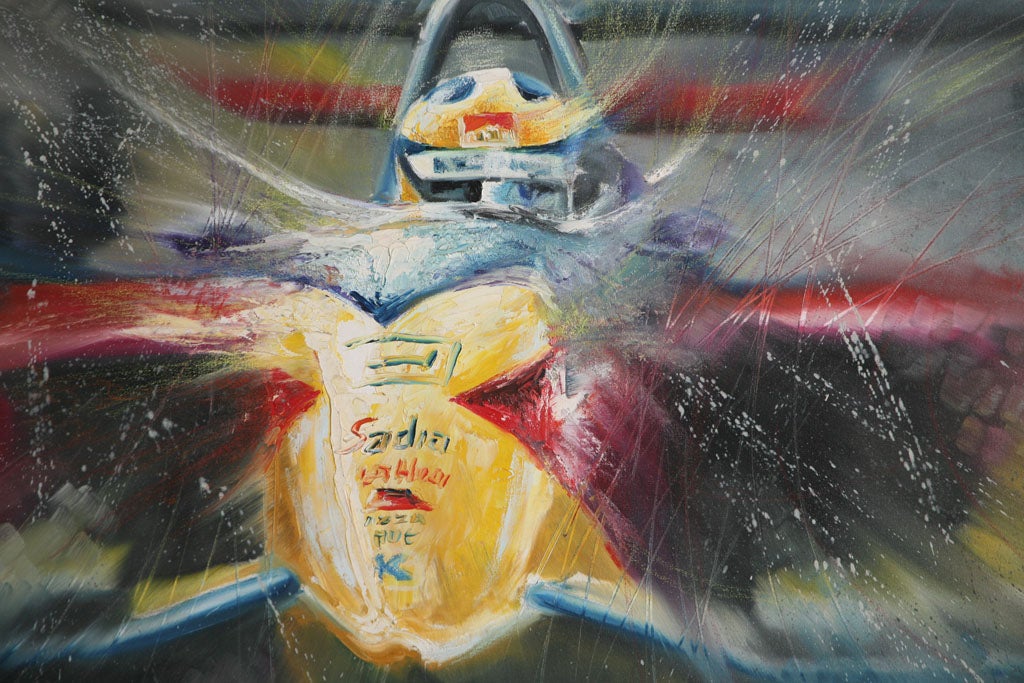 20th Century Pair of Solaris Formula 1 Paintings For Sale