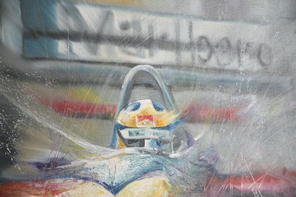 Pair of Solaris Formula 1 Paintings For Sale 4