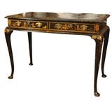 Chinoiserie Writing Table / Queen Anne Style