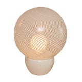 Large Vetri Murano Swirled Glass Lamp