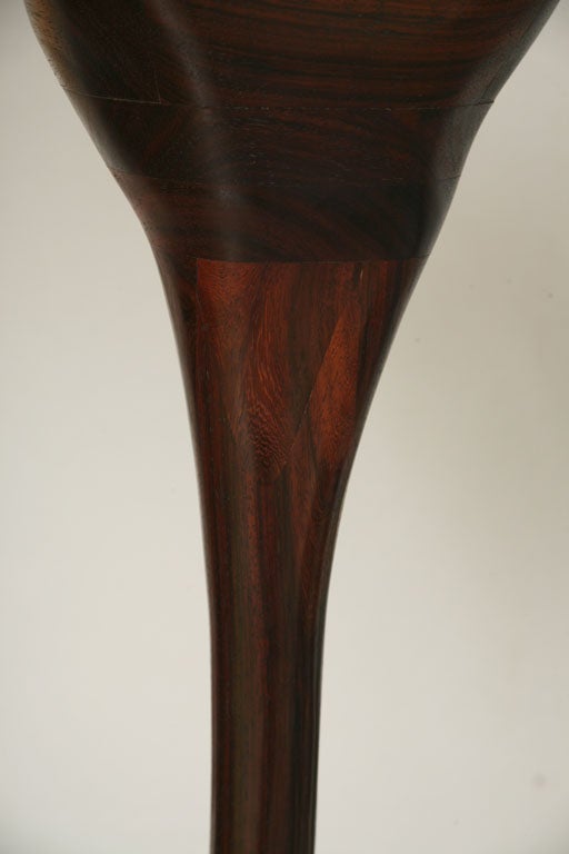 Monumental Rosewood Floor Lamp in the manner of Wendell Castle 2