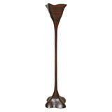 Monumental Rosewood Floor Lamp in the manner of Wendell Castle