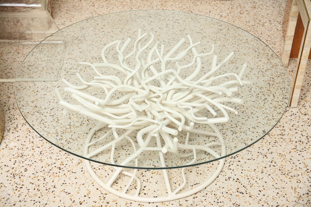coral coffee table