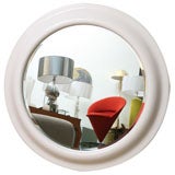 Large American Classic Round Mirror Thick Frame