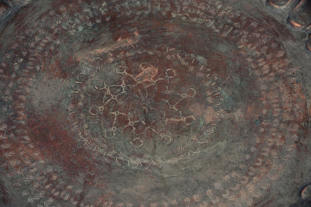 Persian Copper Tray Topped Table 2