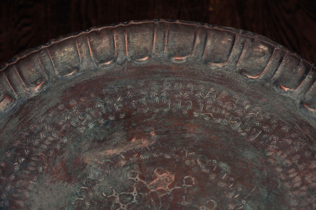 Persian Copper Tray Topped Table 3