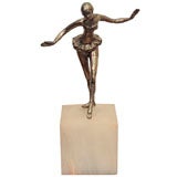 Bronze Ballerina on Stand by Curtis Jere
