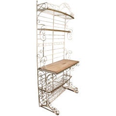 Vintage French Bakers Rack