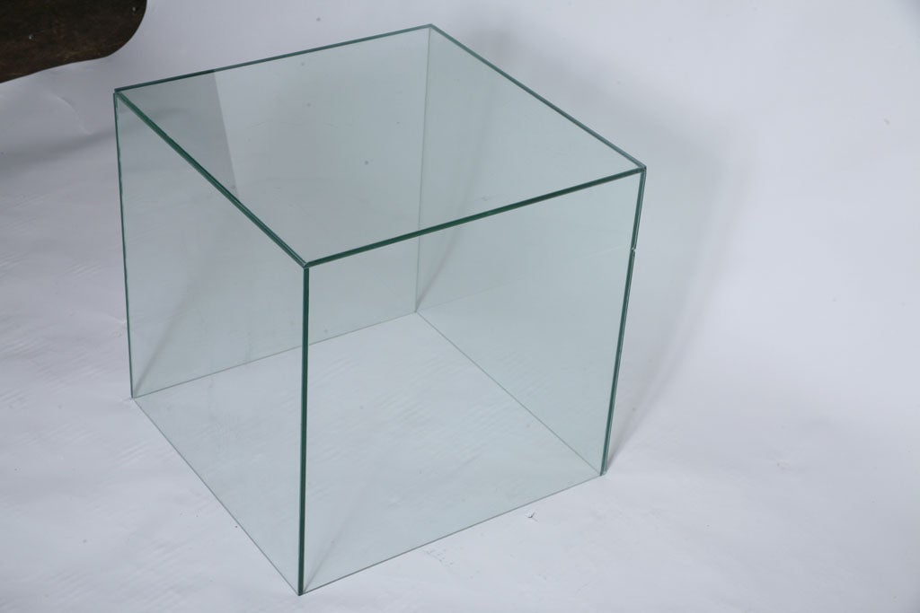 glass cube tables