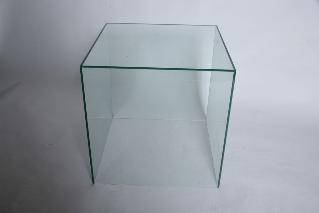 20th Century Pace Glass Cube Table